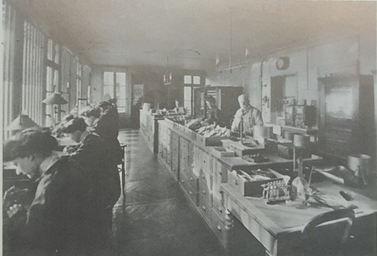 Laboratoire de pureté de la Station de Paris - Vers 1910