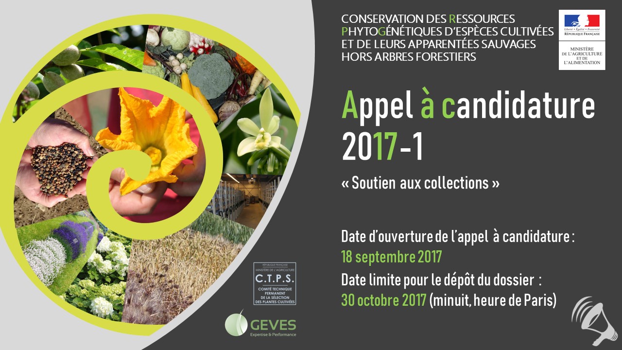 Appel à candidatures 2017-1